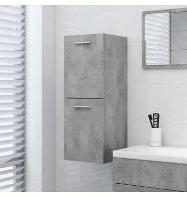  Vonios kambario spintelė, betono pilka, 30x30x80cm, MDP - Vonios baldų komplektai - 1