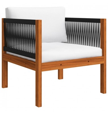  Sodo kėdė su pagalvėle, akacijos medienos masyvas - Moduliniai lauko baldai - 2