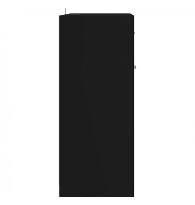  Vonios kambario spintelė, juodos spalvos, 60x33x80cm, MDP - Vonios baldų komplektai - 6