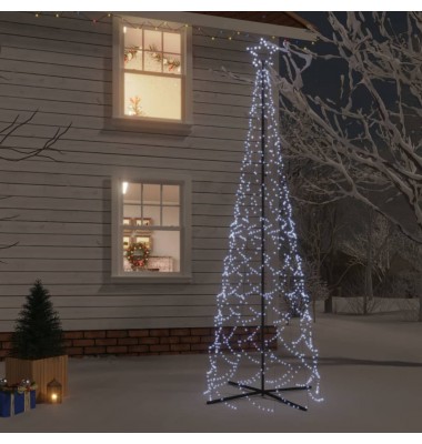  Kalėdų eglutė, 100x300cm, kūgio formos, 500 šaltų baltų LED - Kalėdinės eglutės - 1