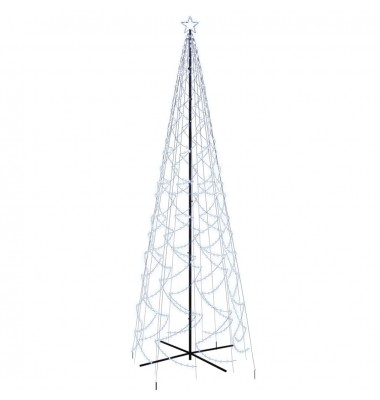  Kalėdų eglutė, 160x500cm, kūgio formos, 1400 šaltų baltų LED - Kalėdinės eglutės - 2