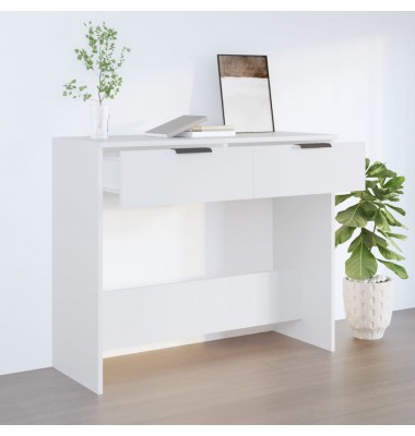  Konsolinis staliukas, baltas, 90x36x75cm, apdirbta mediena - Žurnaliniai staliukai - 1