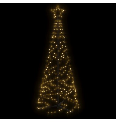 Kalėdų eglutė, 70x180cm, kūgio formos, 200 šiltų baltų LED - Kalėdinės eglutės - 4