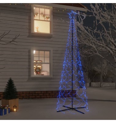  Kalėdų eglutė, 100x300cm, kūgio formos, 500 mėlynų LED - Kalėdinės eglutės - 1