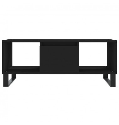  Kavos staliukas, juodas, 90x50x36,5cm, apdirbta mediena - Kavos staliukai - 5