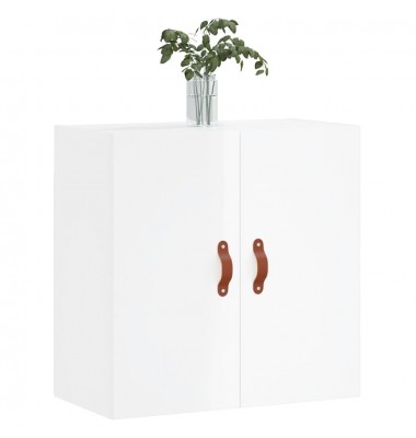  Sieninė spintelė, balta, 60x31x60cm, apdirbta mediena, blizgi - Biuro spintos, spintelės - 3