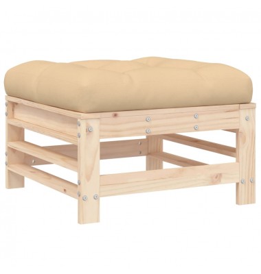  Sodo pakoja su pagalvėle, pušies medienos masyvas - Moduliniai lauko baldai - 2
