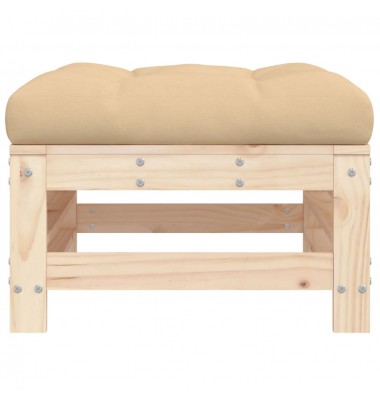  Sodo pakoja su pagalvėle, pušies medienos masyvas - Moduliniai lauko baldai - 3