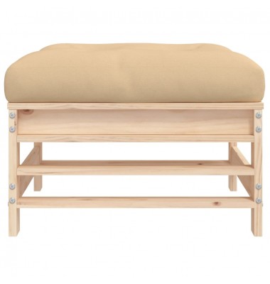  Sodo pakoja su pagalvėle, pušies medienos masyvas - Moduliniai lauko baldai - 4