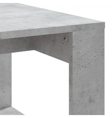  Kavos staliukas, betono pilkas, 102x50x35cm, apdirbta mediena - Kavos staliukai - 7