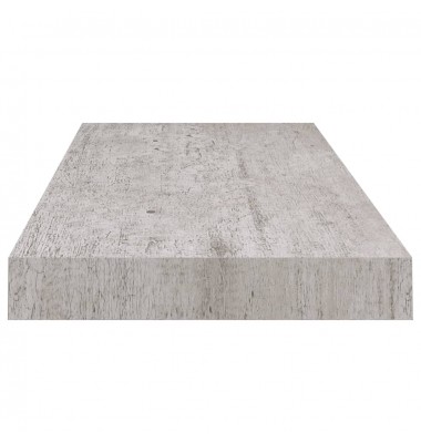  Pakabinamos lentynos, 4vnt., betono pilkos, 60x23,5x3,8cm, MDF - Pakabinamos lentynos, spintelės - 6
