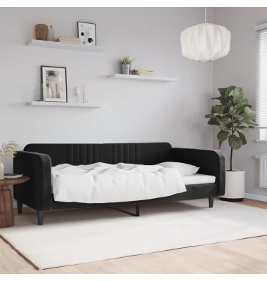  Sofa, juodos spalvos, 90x200cm, aksomas - Lovos - 1