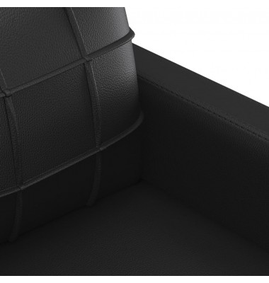  Krėslas, juodos spalvos, 60cm, dirbtinė oda - Sofos, sofos-lovos - 6