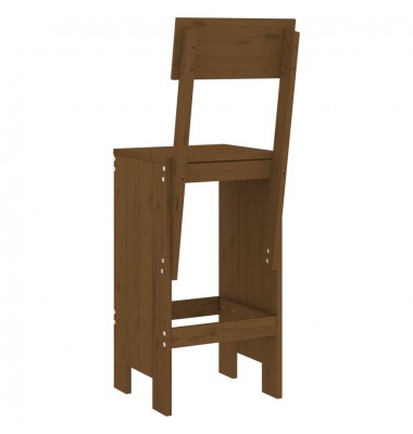  Baro taburetės, 2vnt., medaus rudos, 40x48,5x115,5cm, pušis - Lauko kėdės - 6