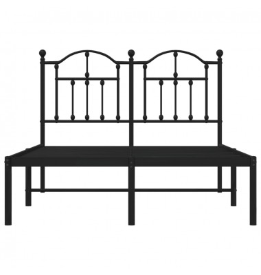  Metalinis lovos rėmas su galvūgaliu, juodos spalvos, 120x200cm - Lovos - 5