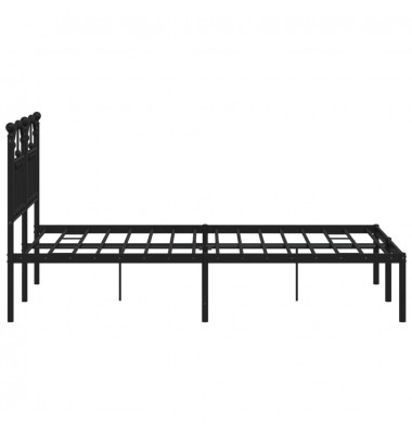  Metalinis lovos rėmas su galvūgaliu, juodos spalvos, 120x200cm - Lovos - 6