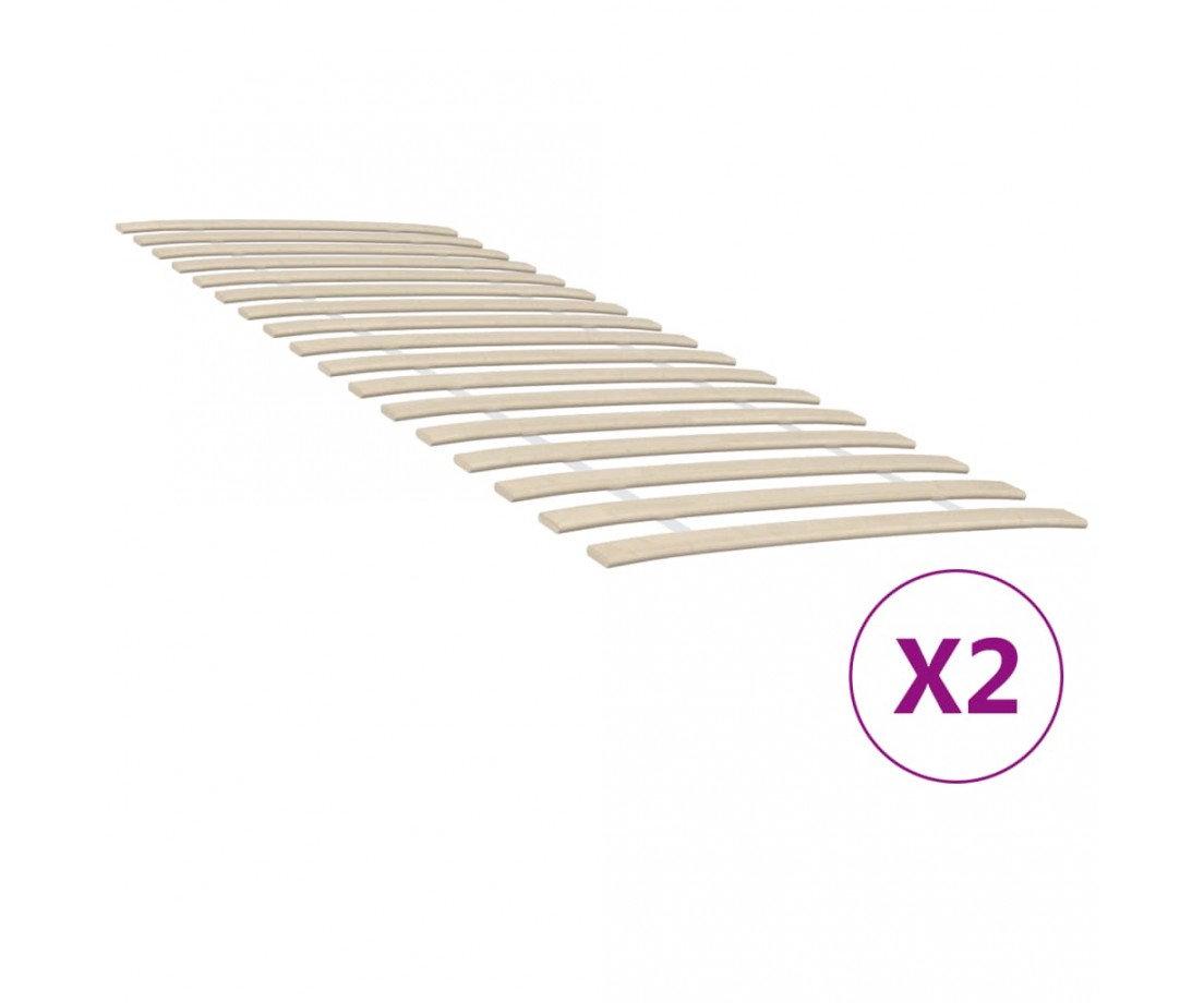 Lovos grotelės su 34 lentjuostėmis, 2vnt., 80x200cm - Grotelės - 1 Lovos grotelės su 34 lentjuostėmis, 2vnt., 80x200cm - Grotelės - 1