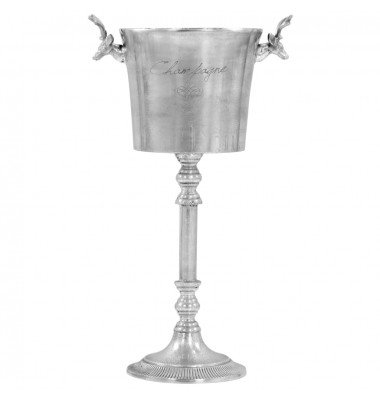  Šampano atšaldymo indas, sidabr. sp., 39x29x71cm, aliuminis - Meno kūriniai - 1