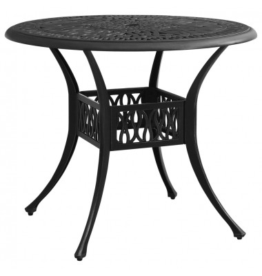  Sodo staliukas, juodos spalvos, 90x90x74cm, lietas aliuminis - Lauko stalai, staliukai - 1