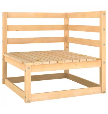  Sodo poilsio baldų komplektas, 3 dalių, pušies medienos masyvas - Lauko baldų komplektai - 3