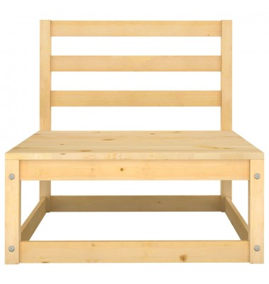  Sodo poilsio baldų komplektas, 3 dalių, pušies medienos masyvas - Lauko baldų komplektai - 6