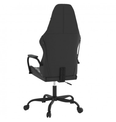  Masažinė žaidimų kėdė, juoda ir kamufliažinė, dirbtinė oda - Žaidimų kėdės - 5