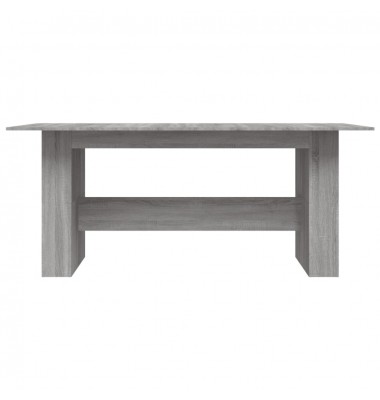  Valgomojo stalas, pilkas ąžuolo, 180x90x76cm, apdirbta mediena - Stalai - 4