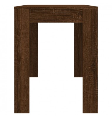  Valgomojo stalas, rudas ąžuolo, 120x60x76cm, apdirbta mediena - Stalai - 5