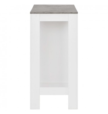  Baro stalas su lentyna, baltas, 110x50x103cm - Stalai - 4