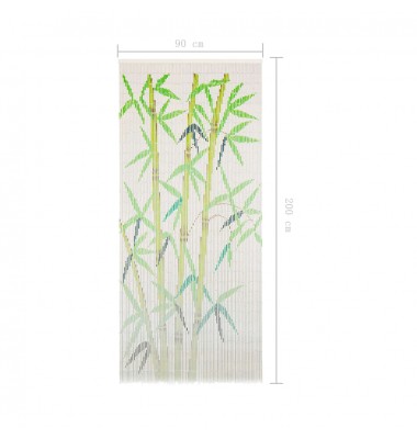  Durų užuolaida nuo vabzdžių, 90x200cm, bambukas - Tinkleliai langams ir durims - 6