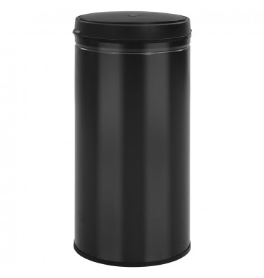  Automatinė šiukšliadėžė su jutikliu, juoda, plienas, 70l - Šiukšliadėžės - 2