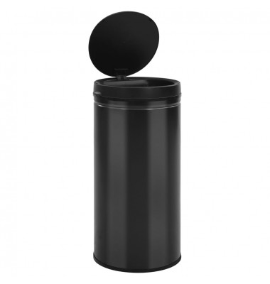  Automatinė šiukšliadėžė su jutikliu, juoda, plienas, 70l - Šiukšliadėžės - 3