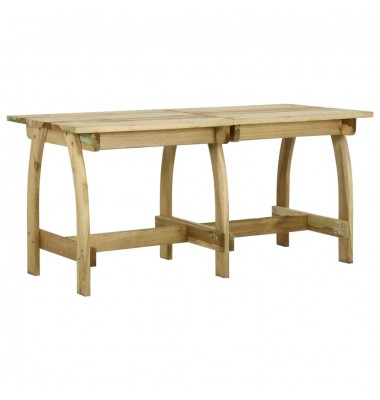  Sodo stalas, 160x74x75cm, impregnuota pušies mediena - Lauko stalai, staliukai - 1