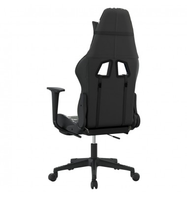  Masažinė žaidimų kėdė, juoda/kamufliažinė, dirbtinė oda - Žaidimų kėdės - 6