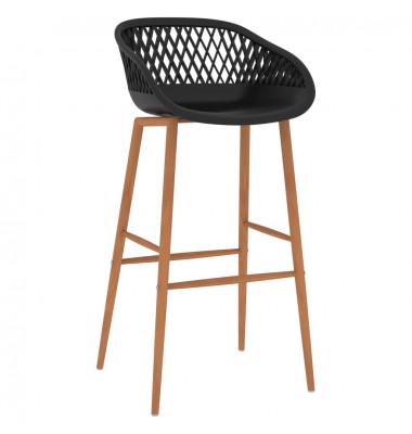  Baro kėdės, 4vnt., juodos spalvos - Baro kėdės - 2