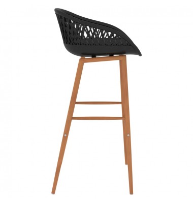  Baro kėdės, 4vnt., juodos spalvos - Baro kėdės - 4