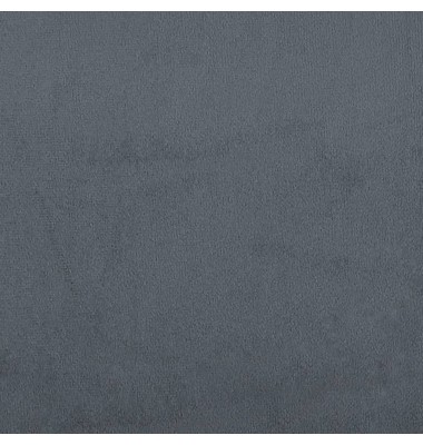  Dvivietė sofa su pagalvėlėmis, tamsiai pilka, 120cm, aksomas - Sofos, sofos-lovos - 7