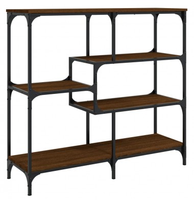  Konsolinis staliukas, rudas ąžuolo, 103x32x95cm, mediena - Žurnaliniai staliukai - 2