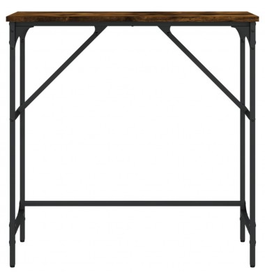  Konsolinis staliukas, dūminio ąžuolo, 75x32x75cm, mediena - Žurnaliniai staliukai - 4