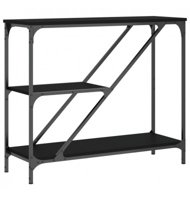  Konsolinis staliukas, juodas, 88,5x30x75cm, apdirbta mediena - Žurnaliniai staliukai - 2