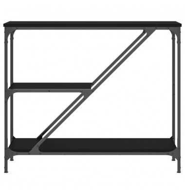  Konsolinis staliukas, juodas, 88,5x30x75cm, apdirbta mediena - Žurnaliniai staliukai - 4