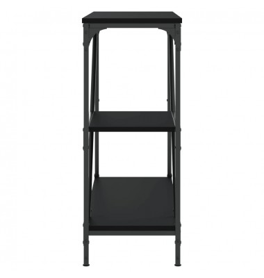  Konsolinis staliukas, juodas, 88,5x30x75cm, apdirbta mediena - Žurnaliniai staliukai - 5