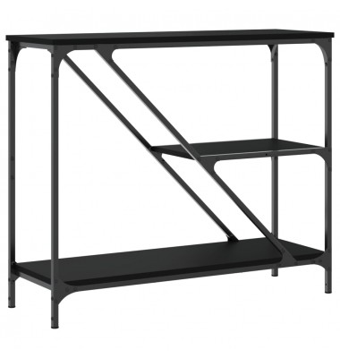  Konsolinis staliukas, juodas, 88,5x30x75cm, apdirbta mediena - Žurnaliniai staliukai - 6