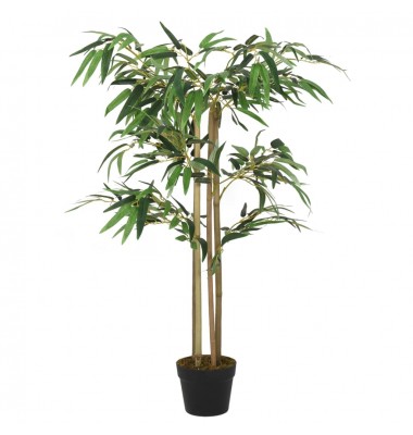  Dirbtinis bambukas, žalios spalvos, 120cm, 760 lapų - Dirbtiniai augalai - 1