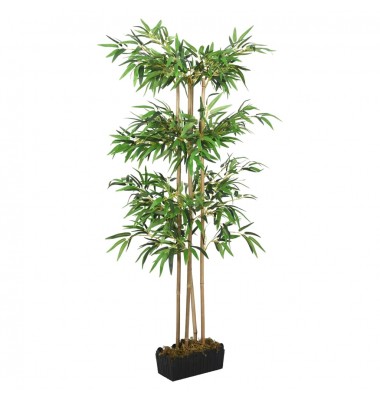  Dirbtinis bambukas, žalios spalvos, 120cm, 760 lapų - Dirbtiniai augalai - 1