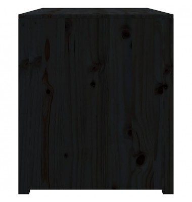  Lauko virtuvės spintelė, juoda, 106x55x64cm, pušies masyvas - Virtuvės spintelės - 6
