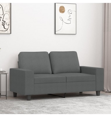  Dvivietė sofa, tamsiai pilkos spalvos, 120cm, audinys - Sofos, sofos-lovos - 1