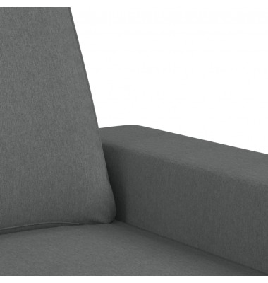  Dvivietė sofa, tamsiai pilkos spalvos, 140cm, audinys - Sofos, sofos-lovos - 6