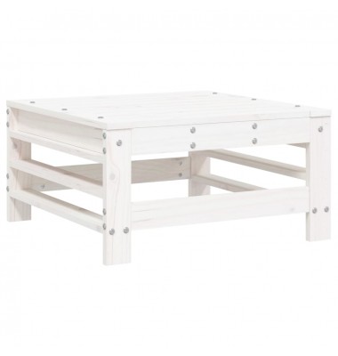  Sodo pakoja, baltos spalvos, pušies medienos masyvas - Moduliniai lauko baldai - 5