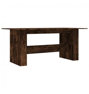  Valgomojo stalas, dūminio ąžuolo, 180x90x76cm, apdirbta mediena - Stalai - 2